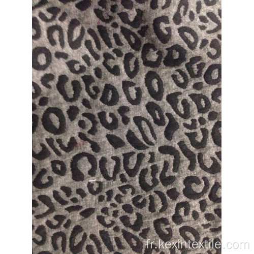 Tissu jacquard classique en peau de léopard avec motif léopard